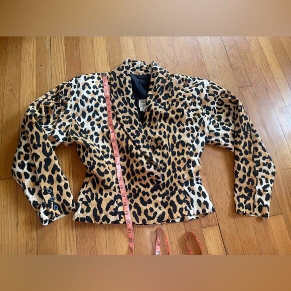 80s Vintage Ninivah Khomo Leopard Blazer - Picture 7 of 7